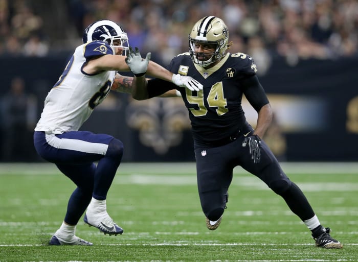 New Orleans Saints defensive end Cameron Jordan (94). Mandatory Credit: Chuck Cook-USA TODAY Sports